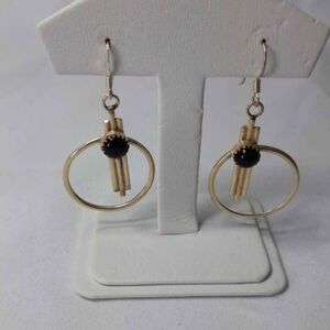 Sterling Silver Black Onyx Earrings